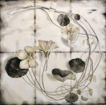 Nasturtium90" x 88"charcoal and pastel on paper<br>SOLD